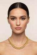 Collette Z Gold Overlay Thick Chain Necklace