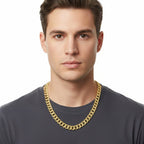 Collette Z Gold Overlay Thick Chain Necklace