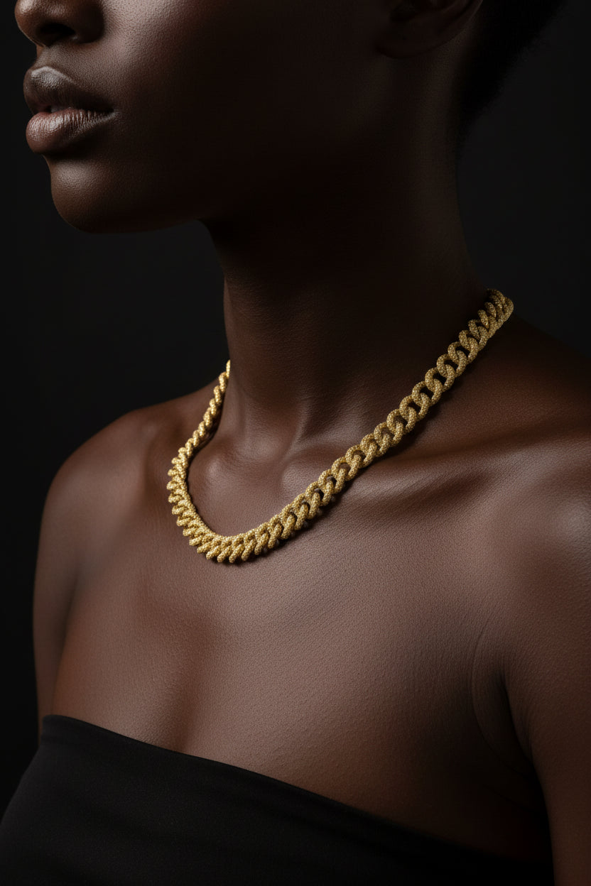 Collette Z Gold Overlay Thick Chain Necklace