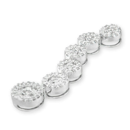 Diamond Cluster Journey Pendant Necklace