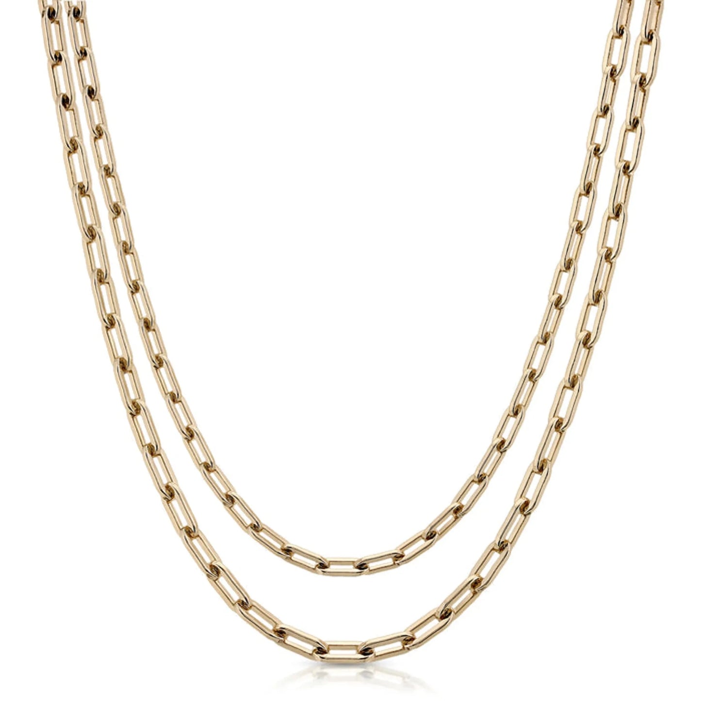 Double Medium Link Mask Chain - Handmade