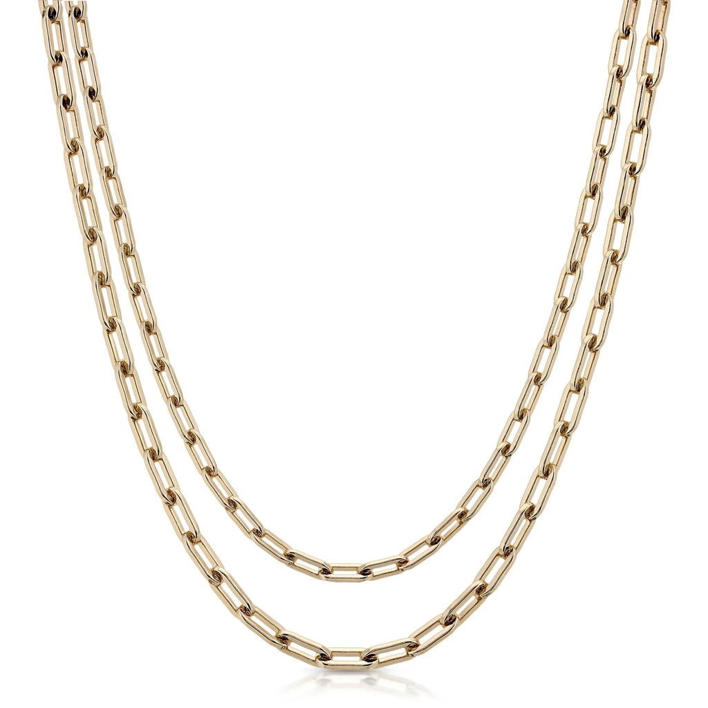 Double Medium Link Mask Chain - Handmade