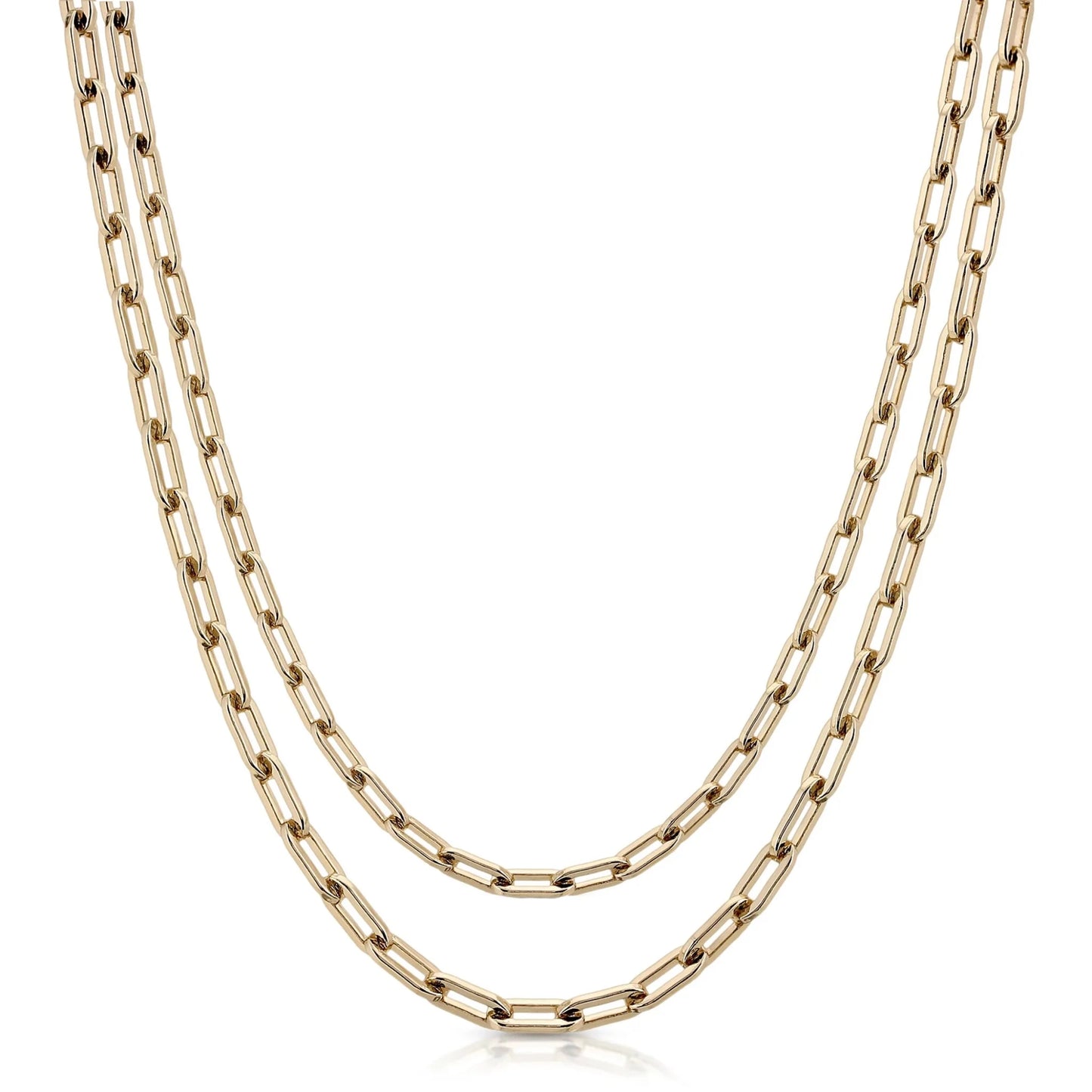 Double Medium Link Mask Chain - Handmade