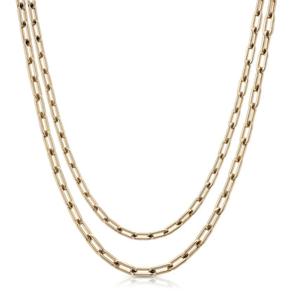 Double Medium Link Mask Chain - Handmade