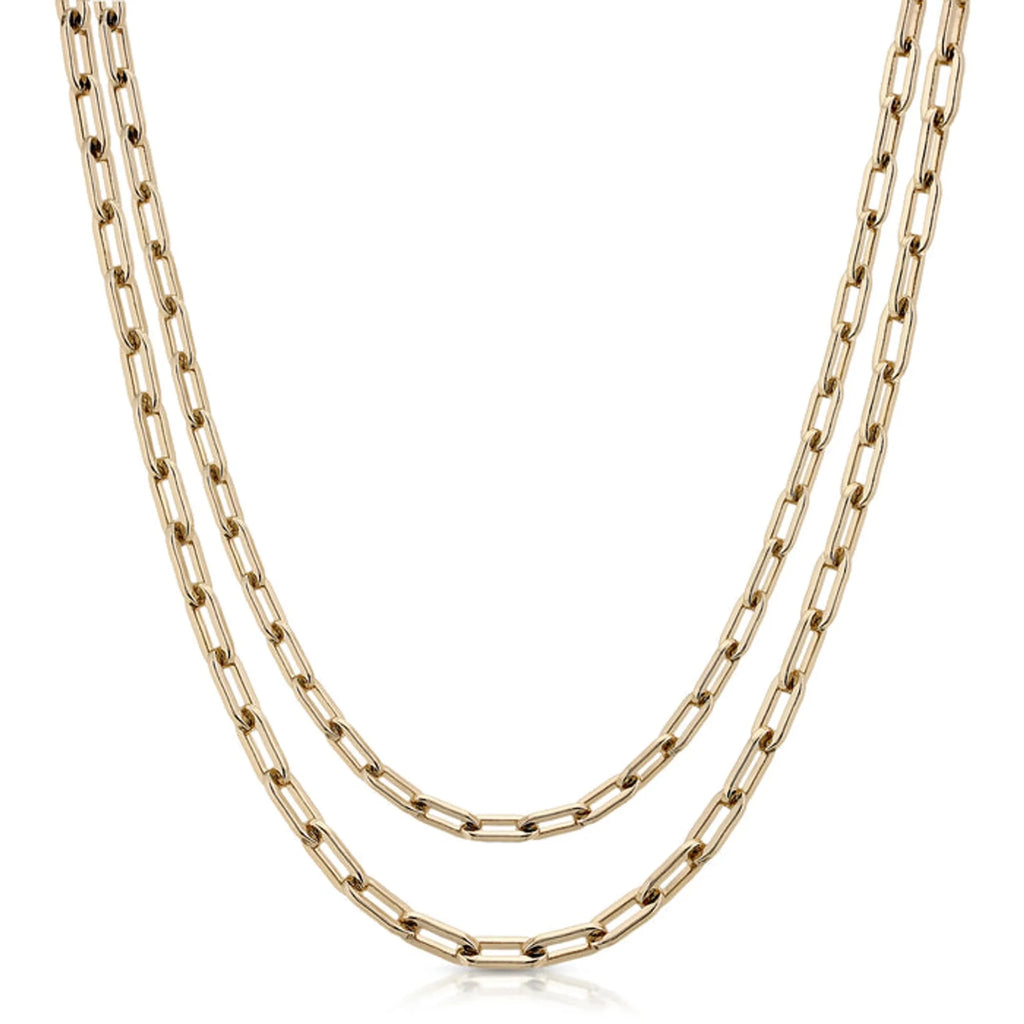 Double Medium Link Mask Chain - Handmade