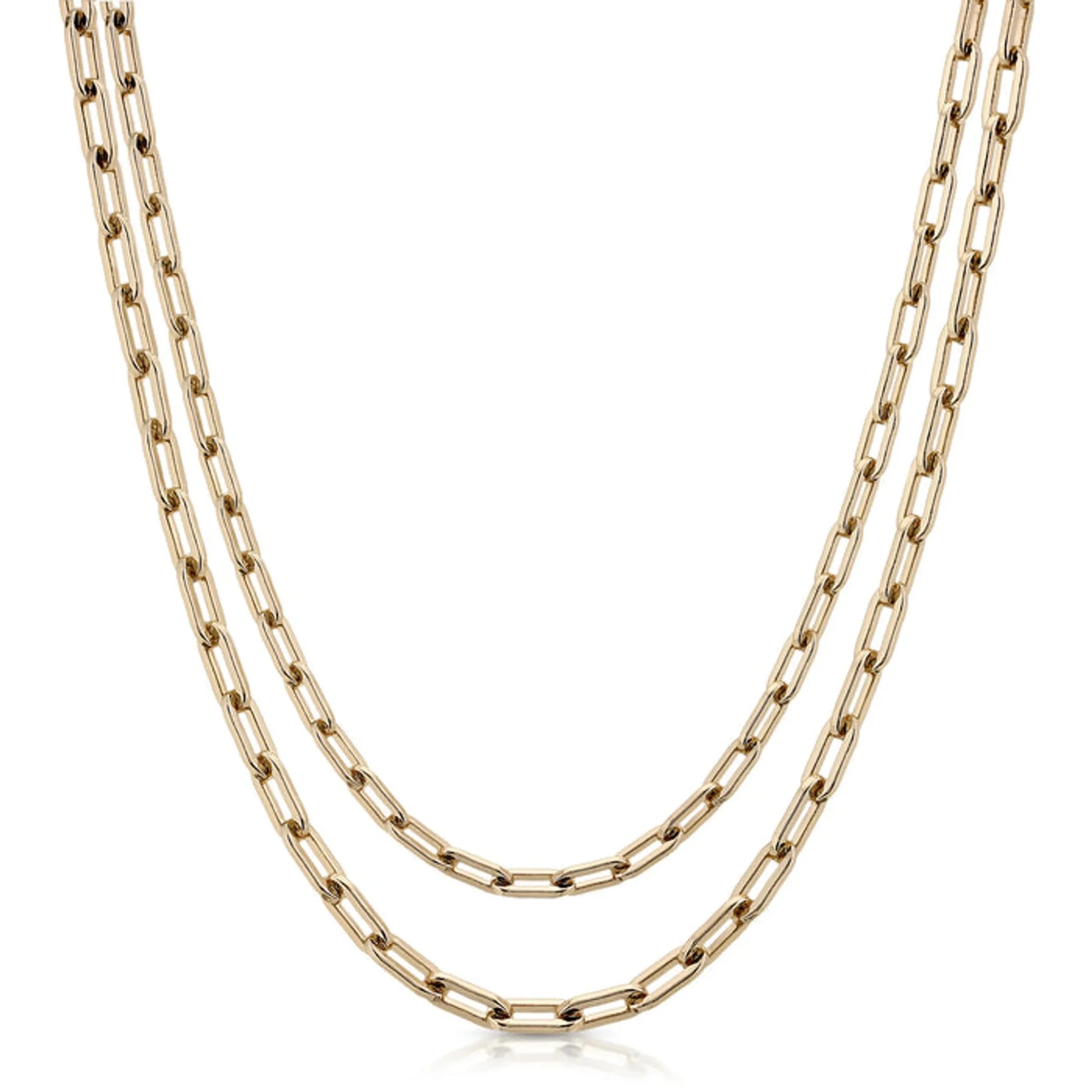 Double Medium Link Mask Chain - Handmade