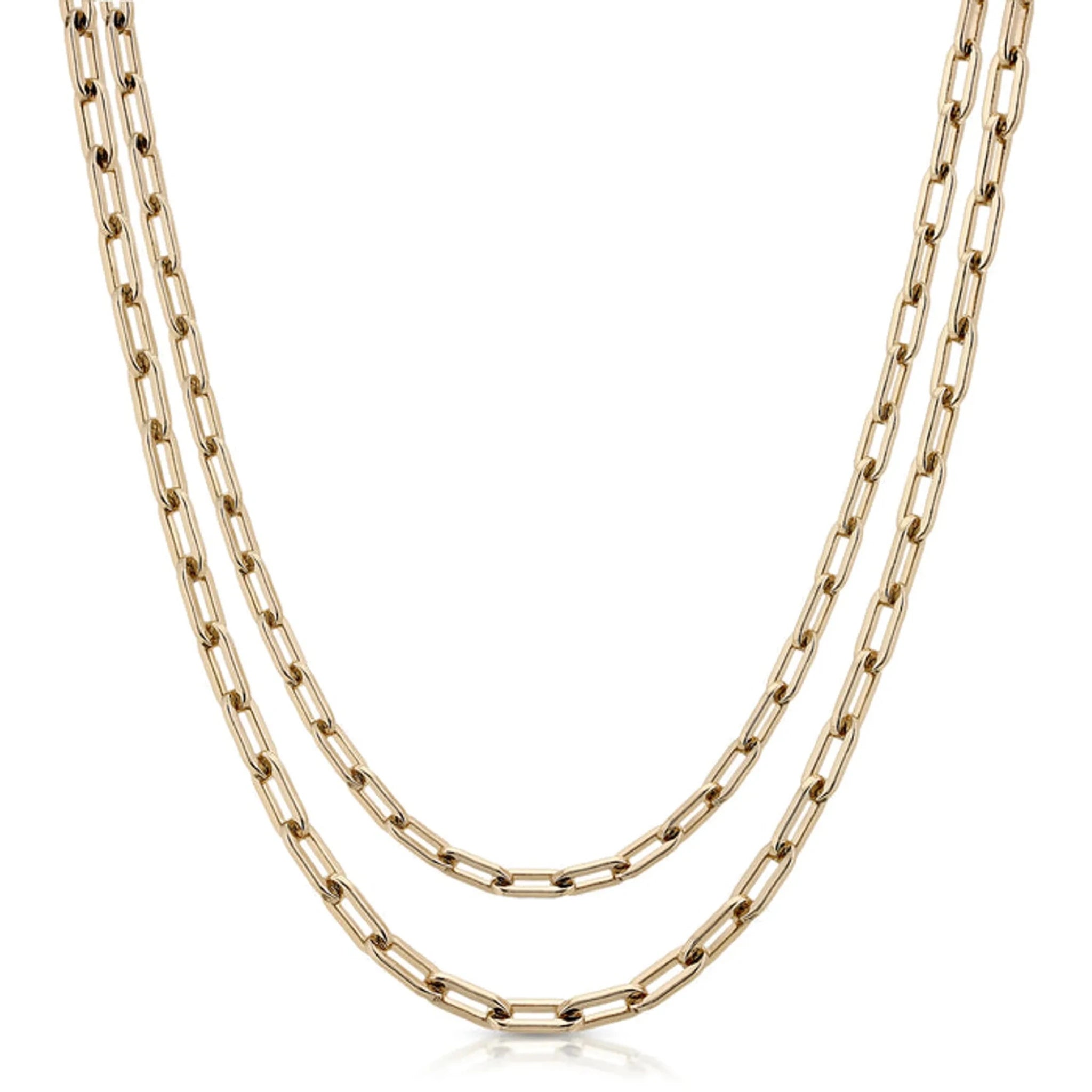 Double Medium Link Mask Chain - Handmade