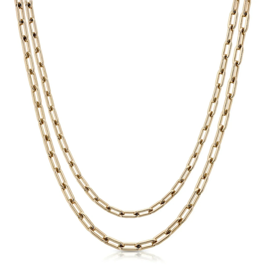 Double Medium Link Mask Chain - Handmade