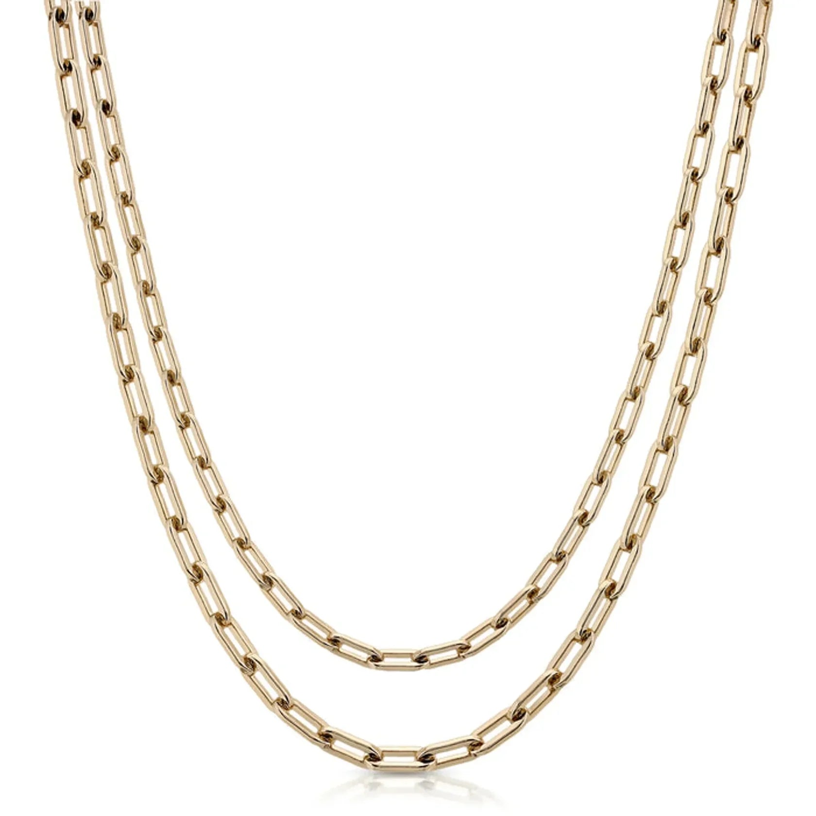 Double Medium Link Mask Chain - Handmade