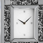 Faux Crystal MirroGlass Table Clock - Nobiliving