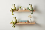 Frog Shelf Sitters (Set of 3) 4"H Resin