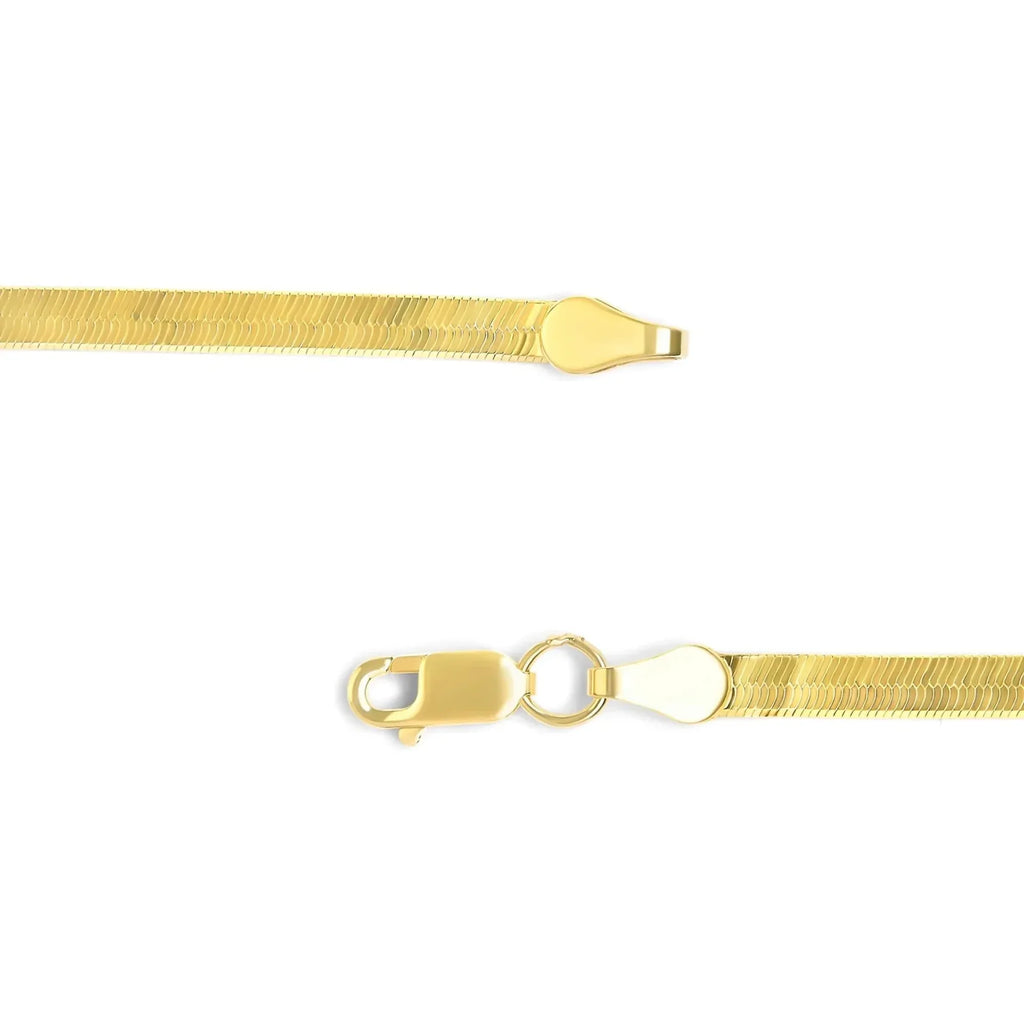 Imperial Herringbone Chain Necklace - Unisex