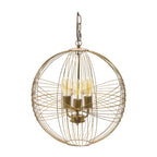 Intricate Metal Sphere Hanging Lamp - Nobiliving