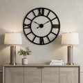 Iron Analog Round Wall Clock - Decor