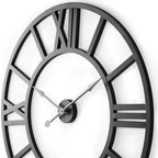 Iron Analog Round Wall Clock - Decor