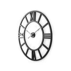 Iron Analog Round Wall Clock - Nobiliving