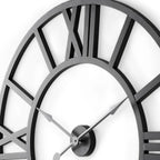 Iron Analog Round Wall Clock - Nobiliving