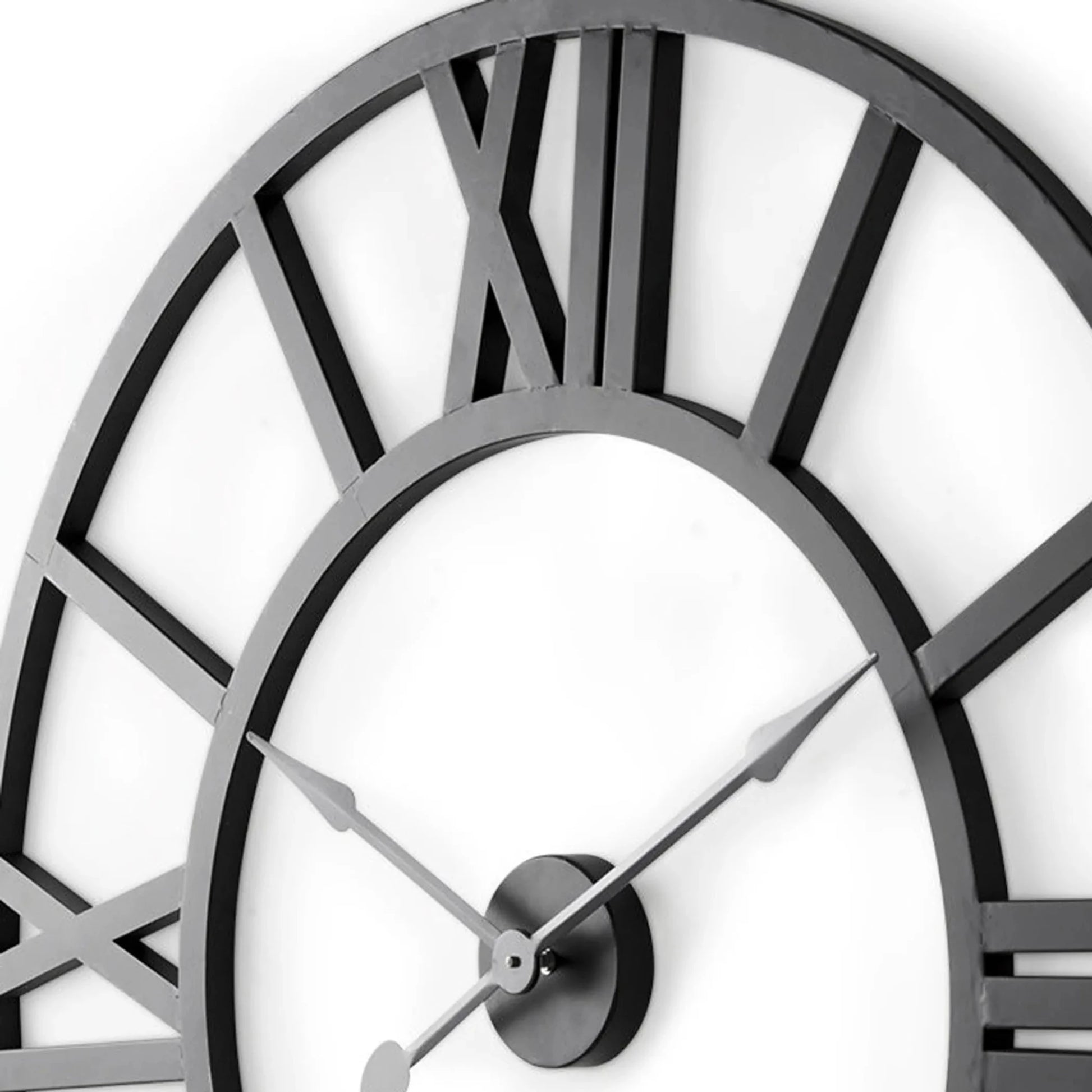 Iron Analog Round Wall Clock - Nobiliving
