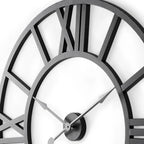 Iron Analog Round Wall Clock - Decor