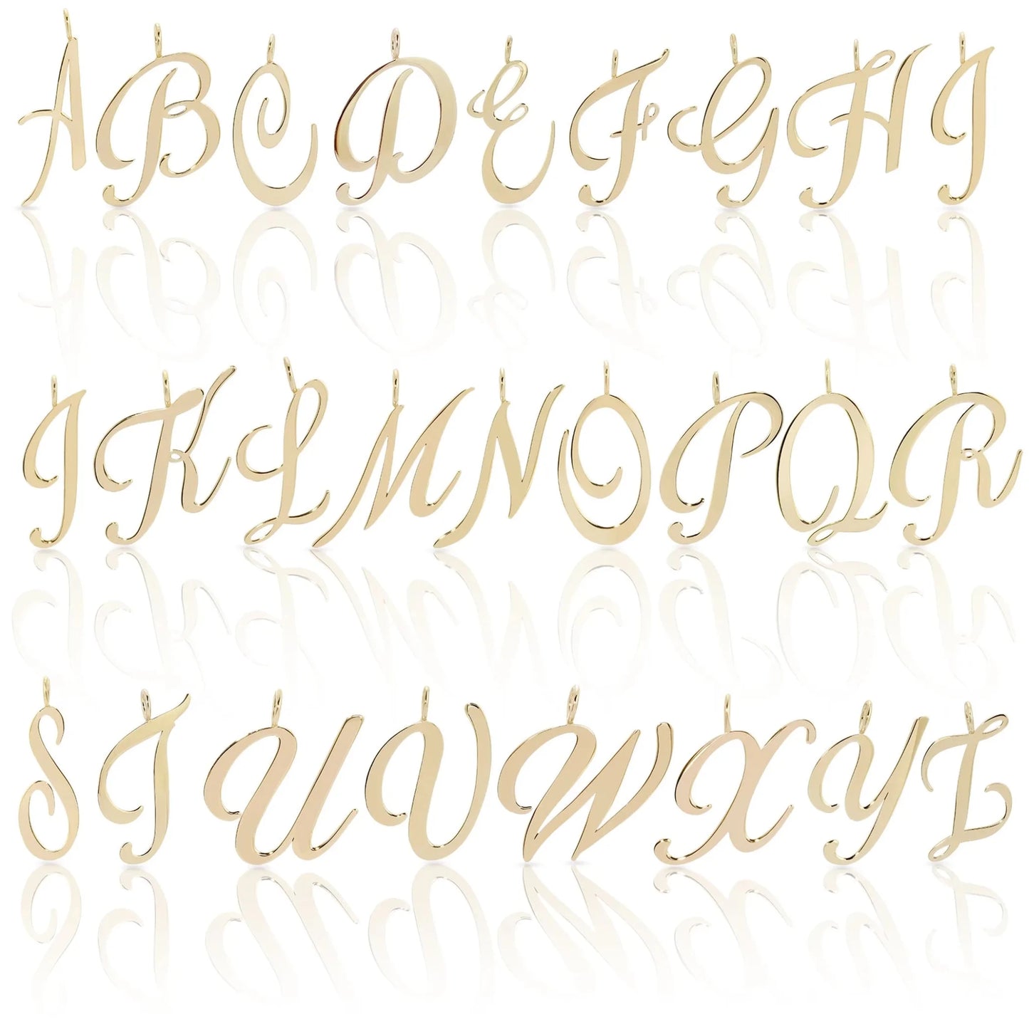 Large Letter Pendants - Handmade