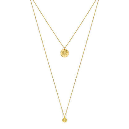 Layered North Star Bullet Necklace - nobiliving.com