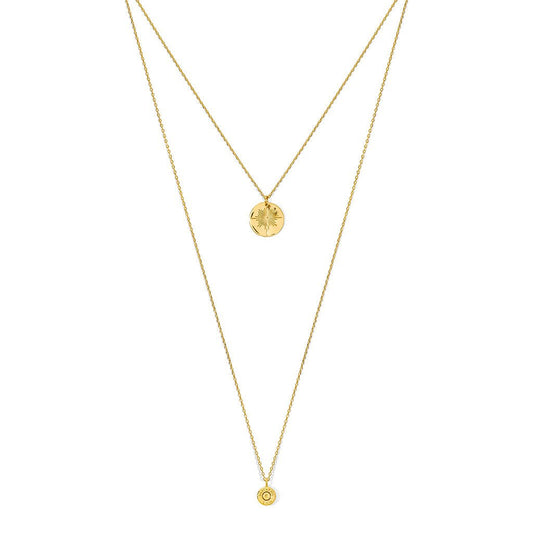 Layered North Star Bullet Necklace - nobiliving.com
