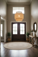 Natural Boho Weave Ceiling Lamp - Nobiliving