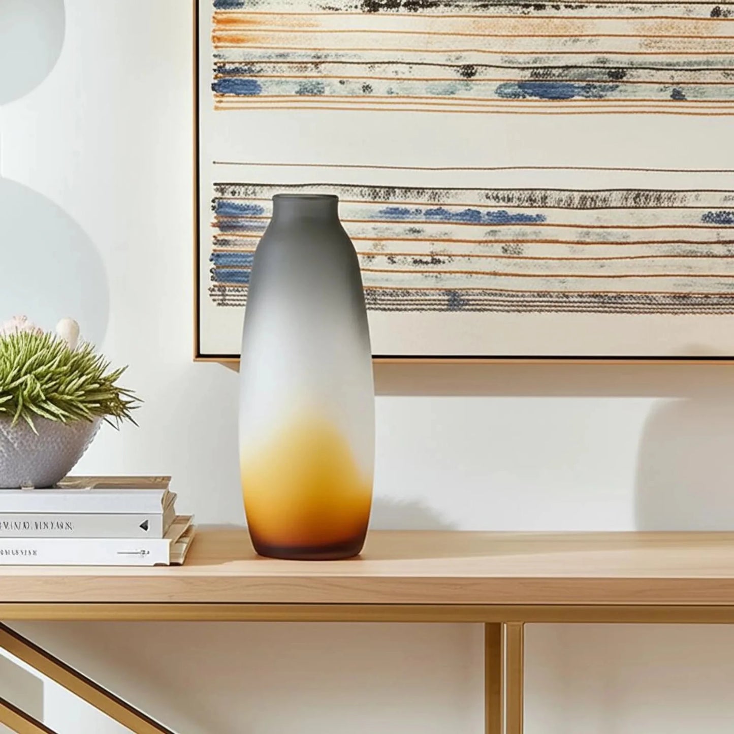 Ombre Glass Table Vase - Nobiliving