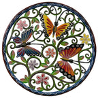 Painted Butterfly Garden Wall Decor