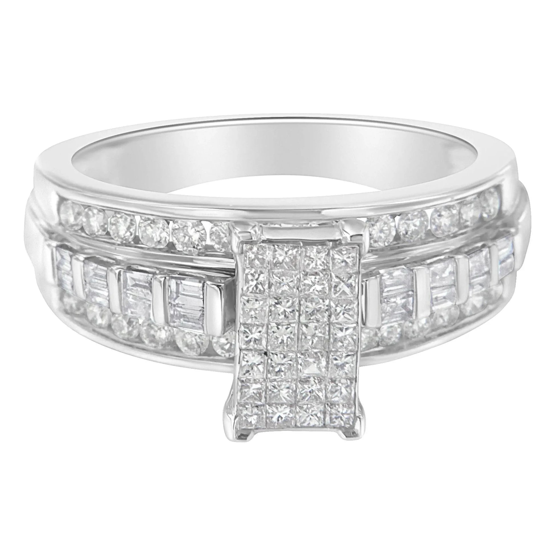 Rectangle Invisible-Set Composite Cluster Ring with Bar