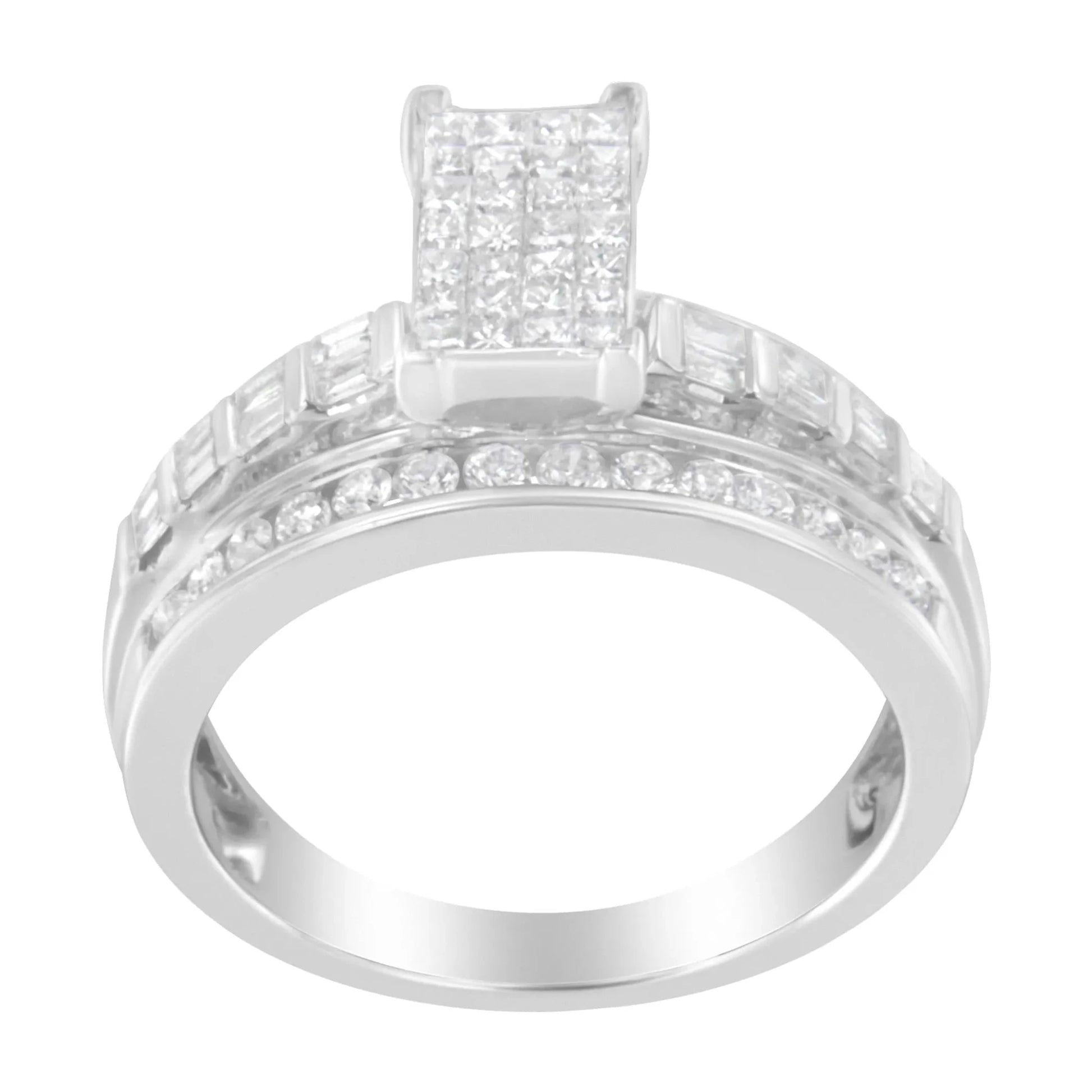 Rectangle Invisible-Set Composite Cluster Ring with Bar