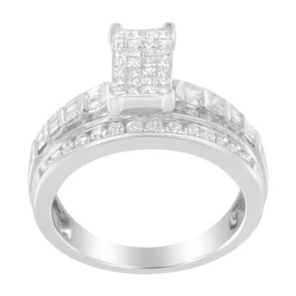 Rectangle Invisible-Set Composite Cluster Ring with Bar