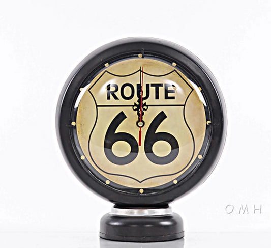 Route 66 Gas Pump - Inspired Clock Decor - Nobiliving