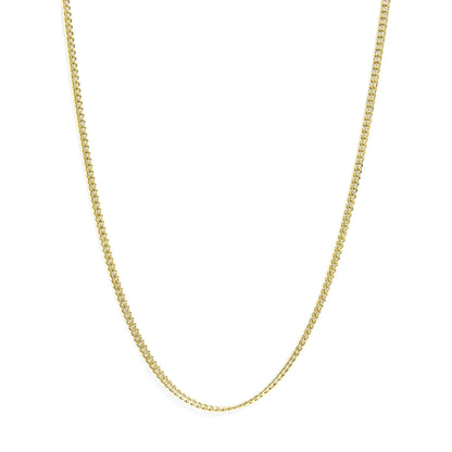 Semi-Solid 14K Yellow Gold 4.5mm Miami Cuban Chain Necklace
