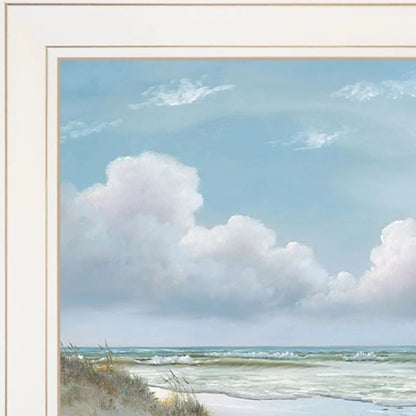 Set Of Three Beautiful Day Iii Iii White Framed Print Wall Art - Nobiliving