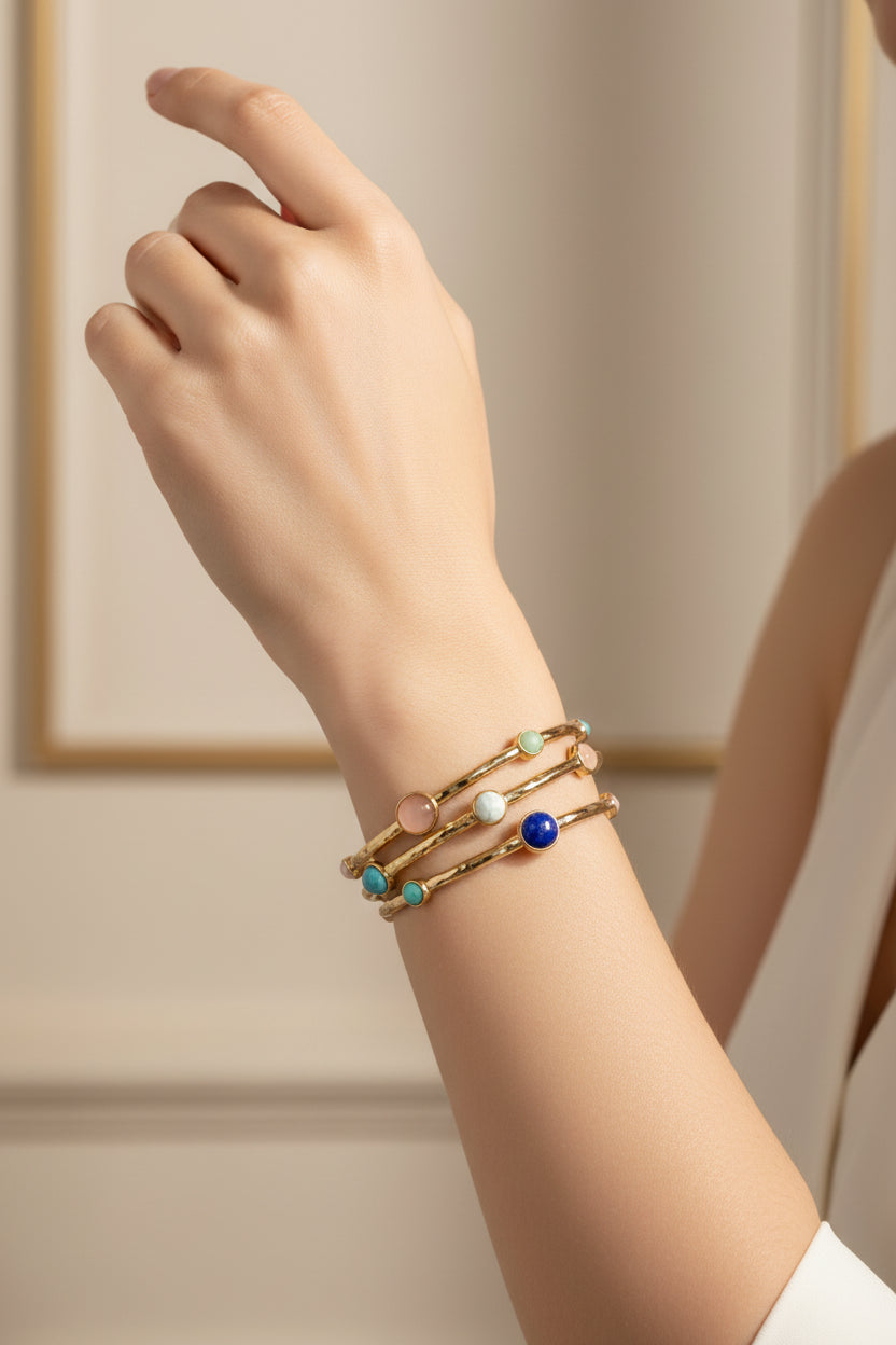 Tribeca Bangle Bracelets Set Of 3