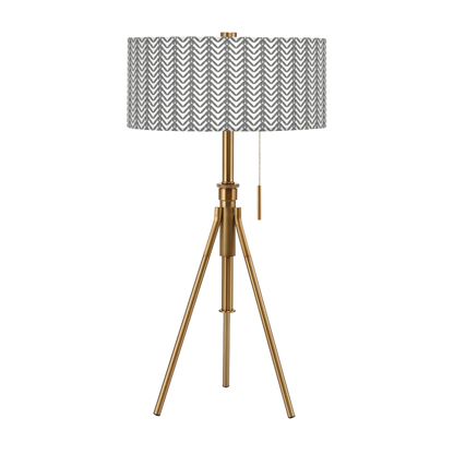 Tripoli Adjustable Table Lamp - Farmhouse Pattern Shades