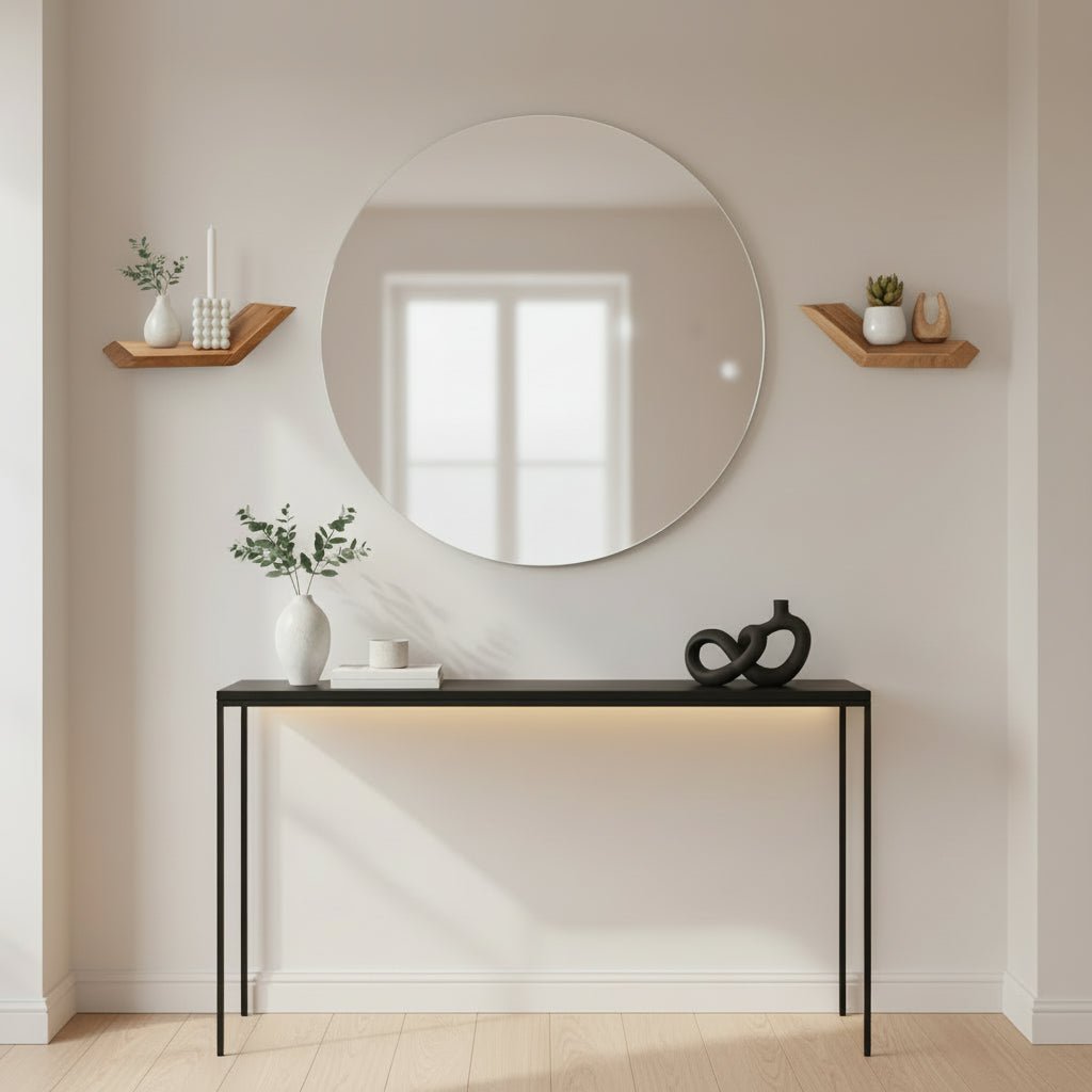 Unique Floating Wood Lean shelf