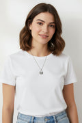White and Black Diamond Beagle Dog and Bone Pendant Necklace - Nobiliving